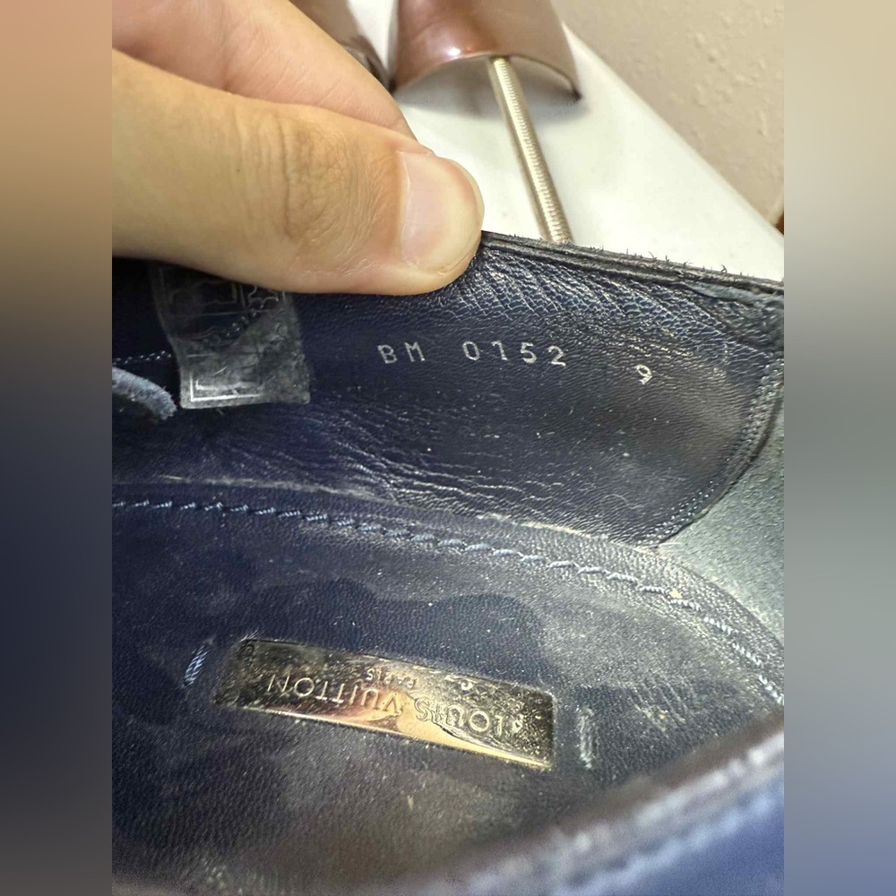 Louis Vuitton Runway Brown Leather Metal Palace Derby Shoes Sz 9 - Picture 10 of 16